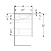 Зелена тумба матова з умивальником 80x62 см Geberit Selnova Square slim rim (504.139.IK.1) два ящики 504139IK1 Купити Зелена тумба матова з умивальником 80x62 см Geberit Selnova Square slim rim (504.139.IK.1) два ящики 504139IK1 в Києві vannaja.kiev.ua