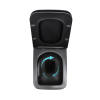 Купить Унитаз подвесной черный матовый Qtap Gemini Ultra Quiet 485×340×350 мм, Matt Black, с сиденьем Slim Duroplast / Soft-close / Quick Release QTGEM28BLM50505 в Киеве vannaja.kiev.ua