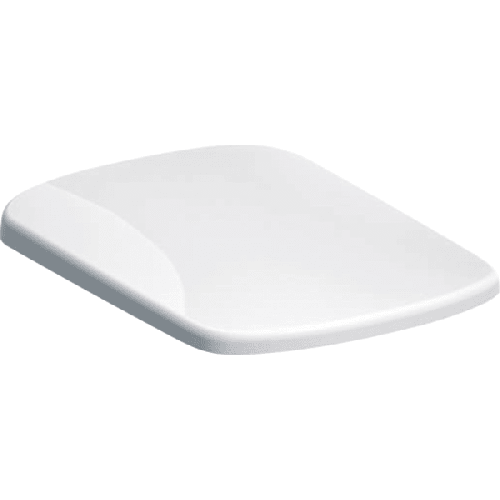 Купить Сиденье для унитаза Geberit 500.336.01.1 Selnova Square Soft close дюропласт легкосъемное прямоугольное белое 500336011 в Киеве vannaja.kiev.ua