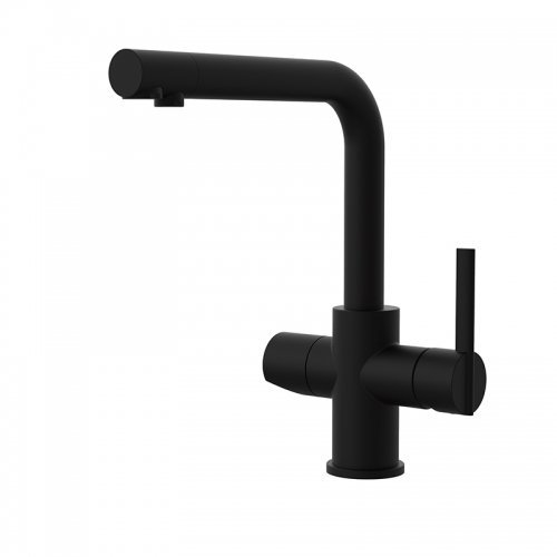 Черный матовый с подключением фильтра Смеситель для кухни GRB 51831512 Kitchens BLACK MATT 1831512LA Купить Черный матовый с подключением фильтра Смеситель для кухни GRB 51831512 Kitchens BLACK MATT 1831512LA в Киеве vannaja.kiev.ua