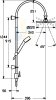 Купить Душевая стойка с тропическим душем Hansa Designo 51840100 круглая, хром в Киеве vannaja.kiev.ua