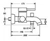 Купить Смеситель для ванны HANSA DESIGNO 51852101 в Киеве vannaja.kiev.ua