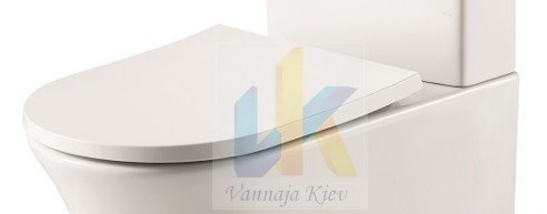 Купить сидушка с доводчиком primera 8690021 Prime крышка для компакта з механизмом soft close, белая в Киеве vannaja.kiev.ua