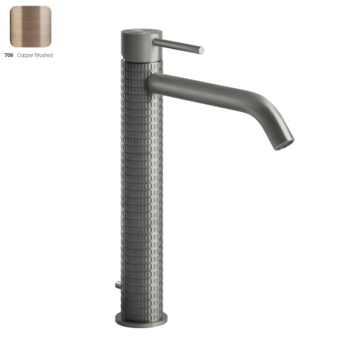 Смеситель для умывальника высокий Gessi 316 Meccanica, Copper Brushed PVD (54203-708) Купить Смеситель для умывальника высокий Gessi 316 Meccanica, Copper Brushed PVD (54203-708) в Киеве vannaja.kiev.ua