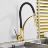 Смеситель для кухни REA GASPAR BLACK GOLD золотой высокий Купить Смеситель для кухни REA GASPAR BLACK GOLD золотой высокий в Киеве vannaja.kiev.ua