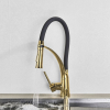 Смеситель для кухни REA GASPAR BLACK GOLD золотой высокий Купить Смеситель для кухни REA GASPAR BLACK GOLD золотой высокий в Киеве vannaja.kiev.ua