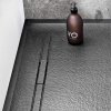 Купить Душевой поддон Geberit Sestra купить по низкой цене прямоугольный 100 x 90 графит 550.273.00.2 из искусственного камня в Киеве vannaja.kiev.ua