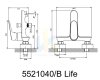 Купить Primera Life 5521040B + 5521070B Набор смесителей для ванны 2 в 1 однорычажный кран с душ лейкой, стойкой, шлангом, Цвет Черный мат в Киеве vannaja.kiev.ua