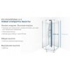 Купити Купити душову кабіну IDO 558.124.00.1 SHOWERAMA 10-5 Comfort 558124001 П'ятикутна 90 * 90см сріблястий, прозоре скло / матове скло в Києві vannaja.kiev.ua