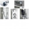 Купити Продаж Фінських душових Кабін ІДО 558.475.00.1 IDO Showerama 10-5 Comfort 100х100 (Профіль - білий, скло - прозоре / матове) 558475001 в Києві vannaja.kiev.ua