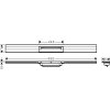Купить Душевой канал hansgrohe RainDrain Flex 56052670 черный матовый 90 см в Киеве vannaja.kiev.ua