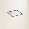 Купить душевой трап квадратный точечный Hansgrohe 56249800 RainDrain Point 150x150х27 мм d40, Brushed Stainless Steel в Киеве vannaja.kiev.ua