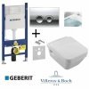GEBERIT 5685HR01+458.121.21.1.N Villeroy Boch Комплект подвесного унитаза и инсталляции Купить GEBERIT 5685HR01+458.121.21.1.N Villeroy Boch Комплект подвесного унитаза и инсталляции в Киеве vannaja.kiev.ua