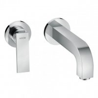 Смеситель Grohe Essence для раковины на два отверстия M-Size 19408001 хром однорычажный + 23571000 Универсальная внутренняя часть смесителя Grohe