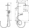 Хромована 26099000 душова система Showerpipe 200 1jet Reno EcoSmart Hansgrohe Vernis Blend придбати Купити Хромована 26099000 душова система Showerpipe 200 1jet Reno EcoSmart Hansgrohe Vernis Blend придбати в Києві vannaja.kiev.ua