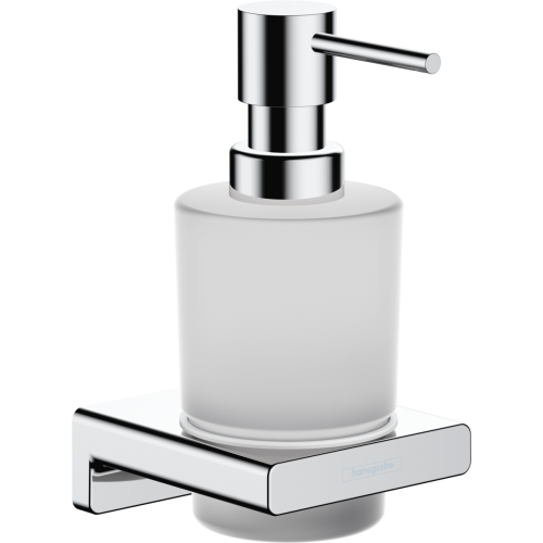 Дозатор Hansgrohe 41745000 для рідкого мила Addstoris хром скло матове 41745 Купити Дозатор Hansgrohe 41745000 для рідкого мила Addstoris хром скло матове 41745 в Києві vannaja.kiev.ua