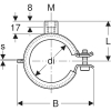 Хомут Geberit ізольований, сполучна муфта M8/M10: 1.0215, di=108–114 мм (601.861.26.1) Купити Хомут Geberit ізольований, сполучна муфта M8/M10: 1.0215, di=108–114 мм (601.861.26.1) в Києві vannaja.kiev.ua