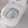 Купить настенный унитаз для системы инсталляции hansgrohe 60193450 EluPura S подвесной без сливного кольца белый в Киеве vannaja.kiev.ua