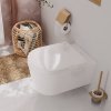 Купить настенный унитаз для системы инсталляции hansgrohe 60193450 EluPura S подвесной без сливного кольца белый в Киеве vannaja.kiev.ua