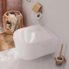 Купить Унитаз подвесной с крышкой Hansgrohe EluPura S 540 rimless безободковый, белый 60193450 + 60148450 в Киеве vannaja.kiev.ua