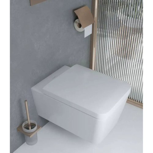 Унітаз підвісний з кришкою Hansgrohe EluPura Q 540 безободковий, білий 60194450 + 60150450 Купити Унітаз підвісний з кришкою Hansgrohe EluPura Q 540 безободковий, білий 60194450 + 60150450 в Києві vannaja.kiev.ua