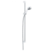 Купити Kludi 608409100 ZENTA WHITE 6084091-00 Душовий гарнітур 3S Штанга 900 мм Три Типу Струмені Колір - Білий / Хром в Києві vannaja.kiev.ua