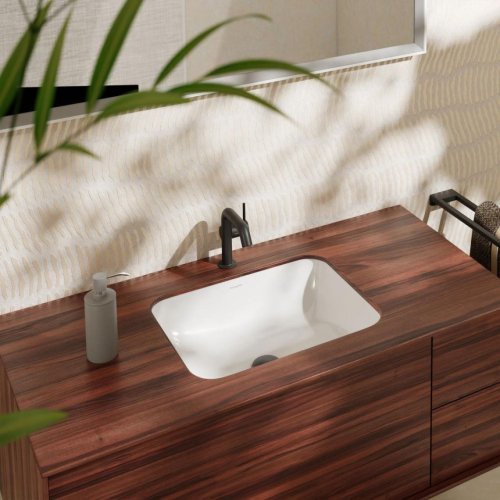 Купити врізний під стільницю умивальник Hansgrohe Xuniva Q SmartClean 450x350 мм (61052450) білий в Києві vannaja.kiev.ua