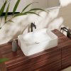 Купить Накладные раковины (умывальник) купить в Киеве Hansgrohe 61075450 Xuniva Q SmartClean 55 x 40 см без перелива, белый в Киеве vannaja.kiev.ua