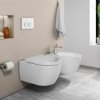 Купить Quarter Bath Deep 70DE03054.00.1_30SCD.01WG Унитаз подвесной безободковый с крышкой Standart белый с доставкой  в Киеве vannaja.kiev.ua