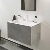 Купити Білий матовий 76020700 Змішувач для умивальника Hansgrohe Finoris 110 з донним клапаном push open одноважільний з доставкою в Києві vannaja.kiev.ua