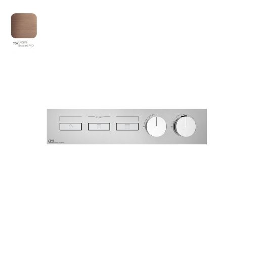 Термостат Gessi Hi-Fi Linear, 3 функции, внешняя часть, Copper Bruched PVD (63014708) Купить Термостат Gessi Hi-Fi Linear, 3 функции, внешняя часть, Copper Bruched PVD (63014708) в Киеве vannaja.kiev.ua