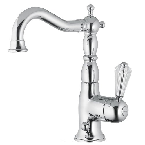 Купити Змішувач для раковини Bugnatese Oxford Kristal (6313K-CR) в Києві vannaja.kiev.ua