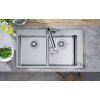 Купить Купить недорого 43211000 Кухонный комплект hansgrohe C71 C71-F765-05 мойка две чаши нержавеющая сталь со смесителем хром однорычажный высокий в Киеве vannaja.kiev.ua