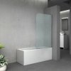 Купить Шторка для ванны QTap STANDARD 75 x 130 STDCRM407513APR стекло матовое купить в Киеве правостороняя в Киеве vannaja.kiev.ua