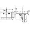 Купити Hansgrohe 43203000 Кухонний комплект C71 C71-F765-10 дві чаші нержавіюча сталь зі змішувачем одноважільний з поворотним виливом хром купити в Києві vannaja.kiev.ua