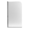Купити Шторка для ванни купити QTap STANDARD 75 x 130 STDCRM407513APL лівостороння з доставкою матове скло в Києві vannaja.kiev.ua