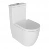Купить Унитаз напольный 70DE06001.00.1_30SCD.03WG Quarter Bath Deep 63 см с бачком сливным механизмом и крышкой Slim белый в Киеве vannaja.kiev.ua