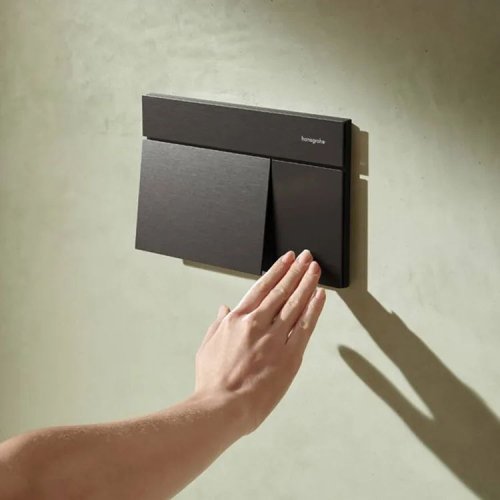 Купить Клавиша смыва Hansgrohe iFrame Element E, Brushed Black Chrome (66003340) в Киеве vannaja.kiev.ua