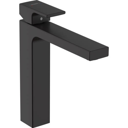 Чорний матовий високий змішувач Hansgrohe 71562670 для умивальника Vernis Shape 7156267 квадратний Купити Чорний матовий високий змішувач Hansgrohe 71562670 для умивальника Vernis Shape 7156267 квадратний в Києві vannaja.kiev.ua
