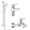 Купить Grohe 121133 S Start Flow Комплект смесителей для ванны 3 в 1 хром однорычажный купить в Киеве vannaja.kiev.ua