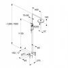 Купити Kludi 680830500 Душова Система на ванну Клуді Logo Dual 6808305-00 хром з краном якісна надійна в Києві vannaja.kiev.ua