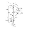 Душевая система с тропическим душем Kludi 6809405-00 Logo Dual 1S 680940500, хром латунь Купить Душевая система с тропическим душем Kludi 6809405-00 Logo Dual 1S 680940500, хром латунь в Киеве vannaja.kiev.ua