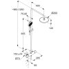 Купити Душовий набір з термостатом для настінного монтажу KLudi 690790500 DivE 3S Dual Shower душова система 6907905-00 в Києві vannaja.kiev.ua