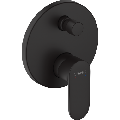 Купити Змішувач чорний матовий прихованого монтажу для ванни Hansgrohe 71466670 Vernis Blend  в Києві vannaja.kiev.ua