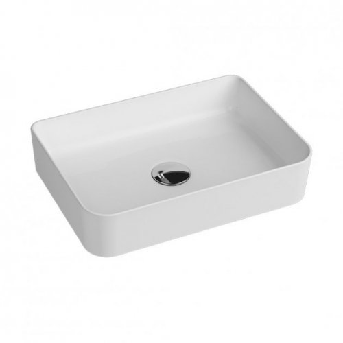 Купить Умывальник 70RL23050.00.2.3.01 Quarter Bath Rapid Line 50 x 35 белый на столешницу прямоугольный с доставкой в Киеве vannaja.kiev.ua