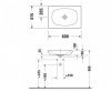 Купити Купити Раковина накладна 600 x 415 Duravit Viu 2358600000 біла прямокутна в Києві vannaja.kiev.ua