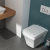 Купить Унитаз подвесной с крышкой Quarter Bath Cross Grand безободковый , белый (70CG03052.00.1.3.01/30SCO.01.02.03.) в Киеве vannaja.kiev.ua