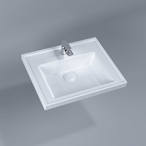Купить Умывальник накладной Quarter Bath New Line 55х45, белый (70LN21055) в Киеве vannaja.kiev.ua