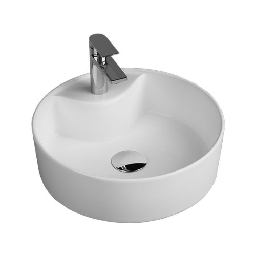 Купить Умывальник на столешницу Quarter Bath Round Line 42 см, белый (70RO23142) в Киеве vannaja.kiev.ua
