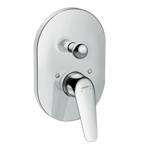 Купить Смеситель для ванны Hansgrohe Novus 200 скрытого монтажа в комплекте с Ibox, хром (71047180) в Киеве vannaja.kiev.ua